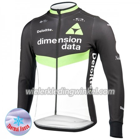 Wielershirt 2017 Dimension Data N001 Winter Thermal Fleece